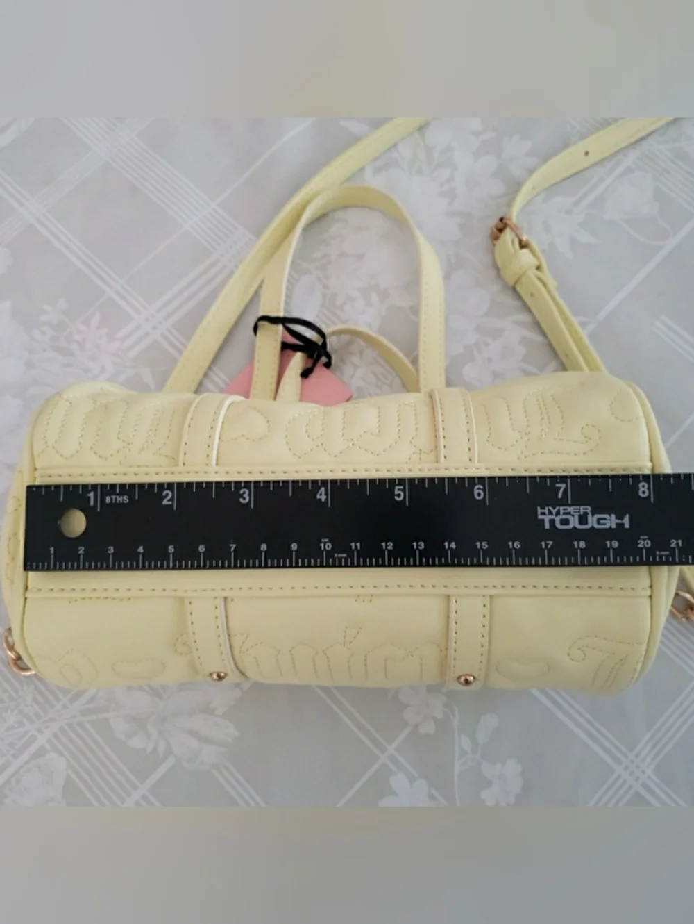 Juicy Couture Bestsellers Yellow Mini Barrel Crossbody Bag NWT